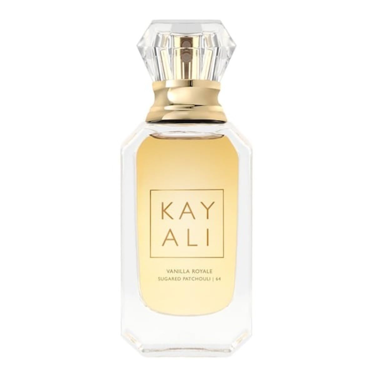 Kayali By Huda Beauty Vanille Royale Patchouli sucré | 64 Eau De Parfum Édition Limitée TAILLE VOYAGE (10 ml / 0,34 fl oz)