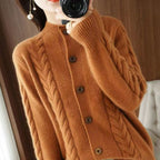 Gilet cardigan ample et décontracté pour femme, idéal pour l'automne