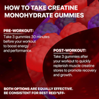 Gummies pour booster les muscles