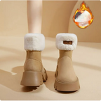Chaussures thermiques d'hiver doublées en polaire pour femmes