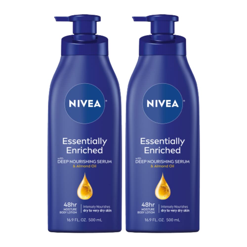 Lotion corporelle NIVEA Essentially Enriched 500 ml (lot de 2)