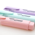 Surligneurs pastel avec clip de poche (paquet de 3)