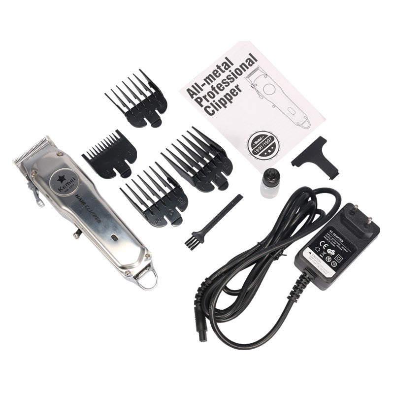 Tondeuse à cheveux électrique rechargeable Kemei pour hommes