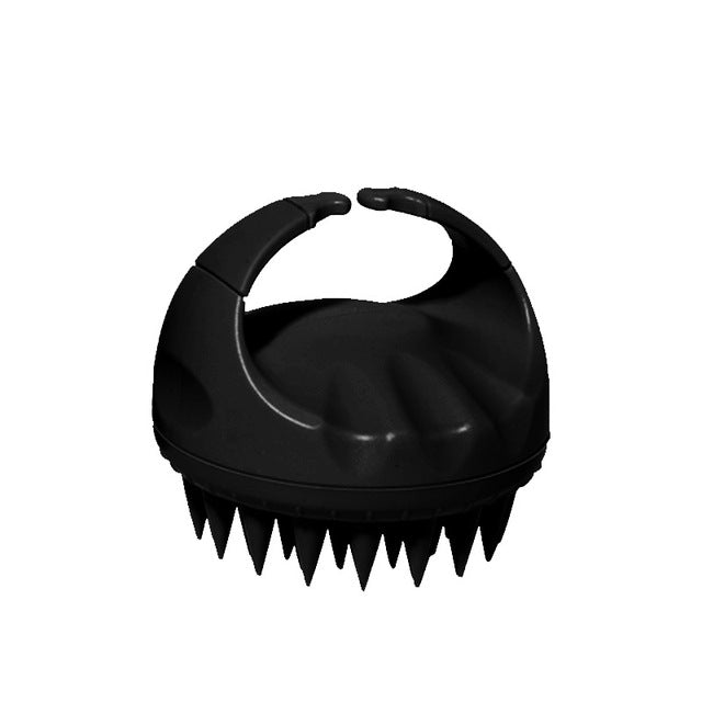 Brosse à shampoing en silicone pour le nettoyage et le massage du cuir chevelu