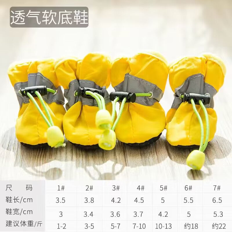 Bottines imperméables antidérapantes pour chiens