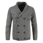 Gilet cardigan à capuche pour homme, coupe ajustée