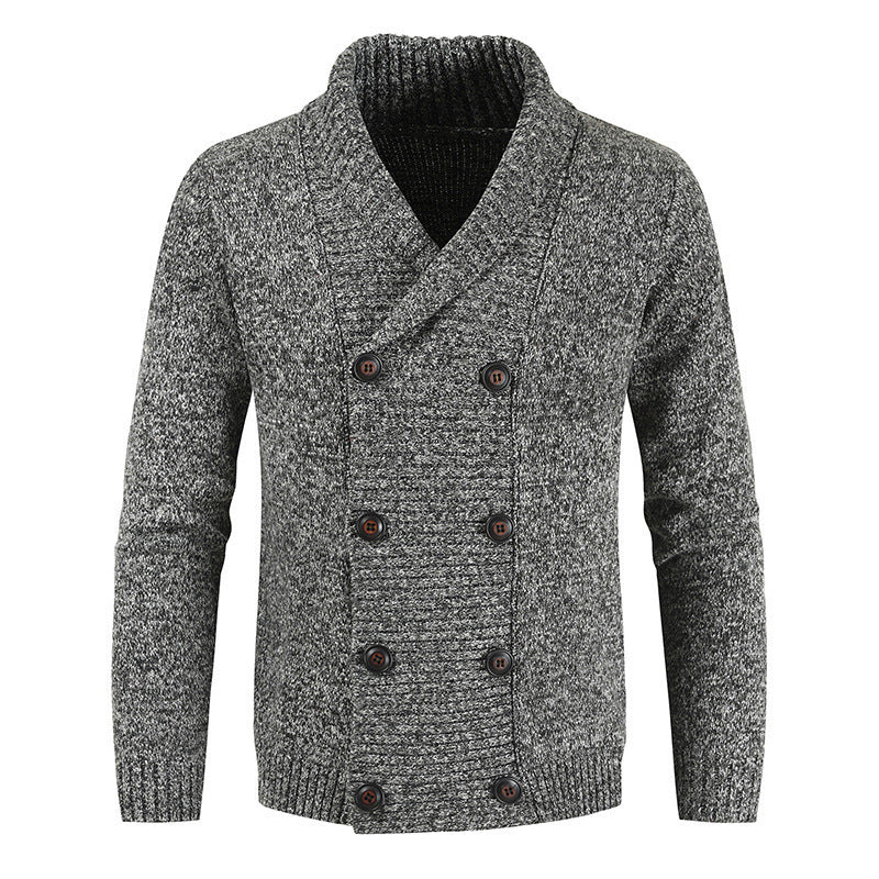 Gilet cardigan à capuche pour homme, coupe ajustée