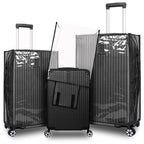Accessoires de voyage - Housses de valise - Approuvées par la TSA - Protection épaisse, anti-rayures, imperméable et transparente - Convient à la plupart des valises de 20 à 28 pouces