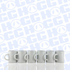Mugs à expresso en céramique de 85 ml (3 oz) - Lot de 6