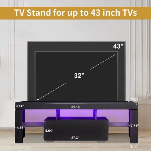 Meuble TV avec espace de rangement