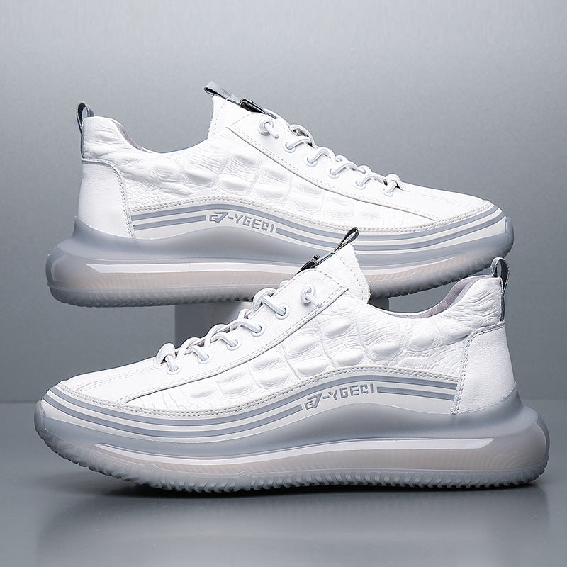 Chaussures de sport respirantes pour hommes, motif crocodile
