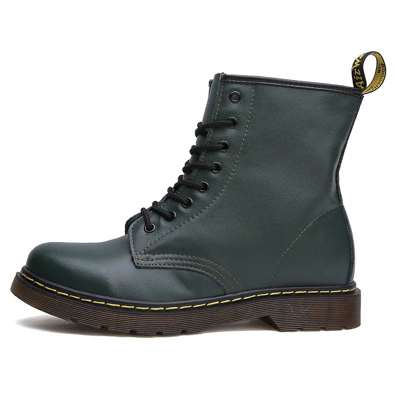 Bottes Martin d'extérieur, chaussures de locomotive, chaussures pour femmes