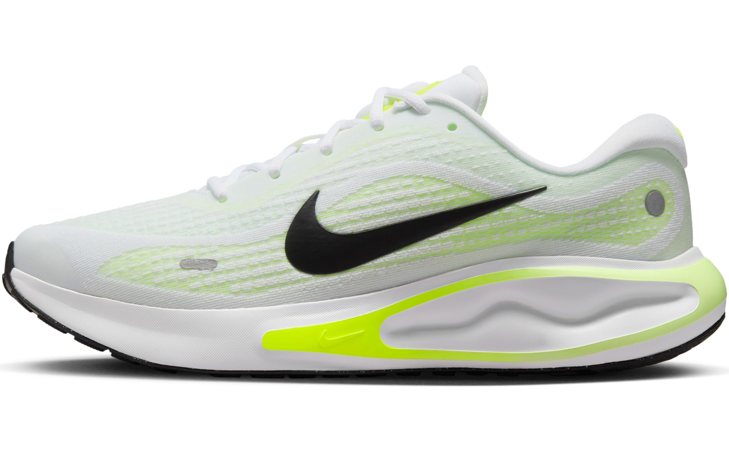 Chaussures de running sur route Nike Journey Run pour homme (FN0228-700 Barely Volt/Volt/Blanc/Noir) Pointure 45