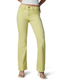 Jean Joes Jeans Provocateur Petite taille mi-haute coupe bootcut citronnelle pour femme