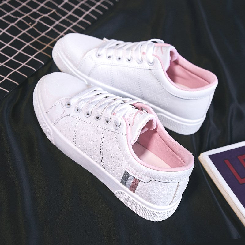Chaussures blanches en toile pour femmes