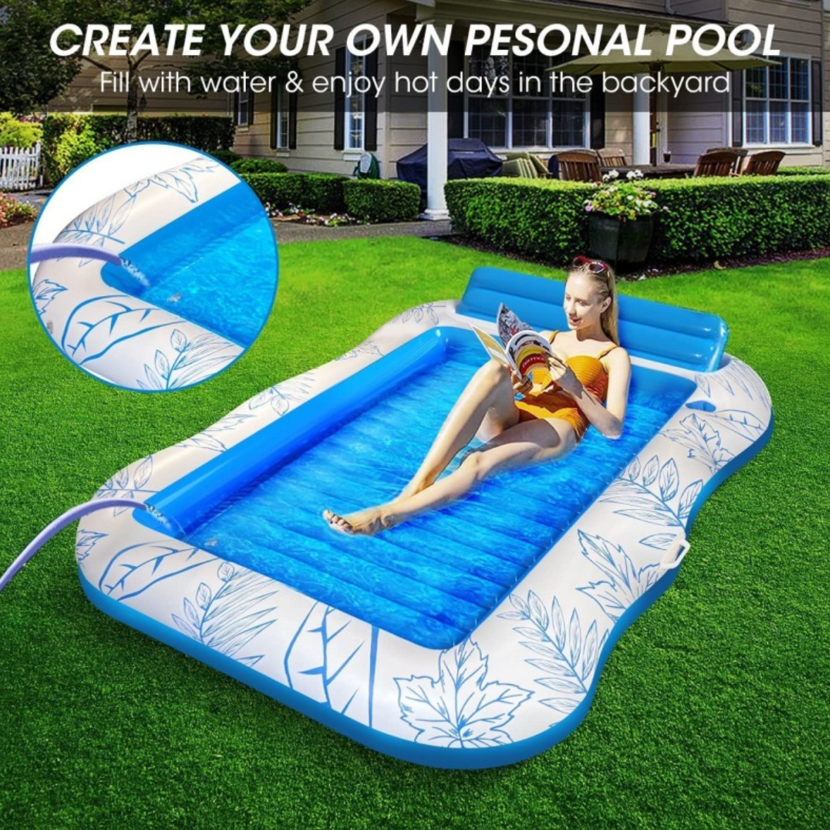 Fauteuil gonflable de piscine