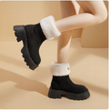 Chaussures thermiques d'hiver doublées en polaire pour femmes