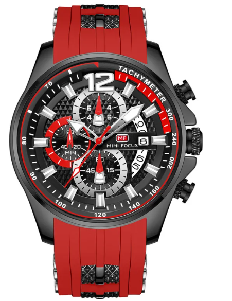 Montre homme étanche à quartz, grand cadran lumineux 0350G