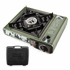 Réchaud à gaz portable avec carte, marmite, réservoir de combustible Waska, barbecue