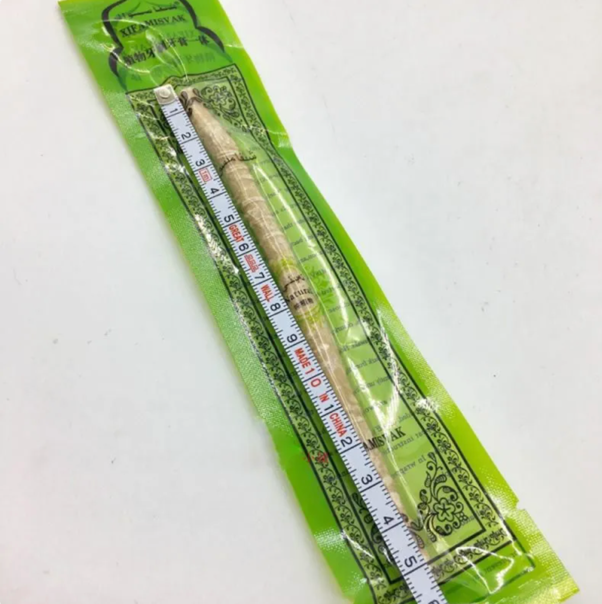 Bâtonnet de nettoyage de dents Miswak