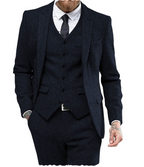 Costume 3 pièces pour homme, idéal pour les affaires et les mariages