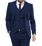 Costume 3 pièces pour homme, idéal pour les affaires et les mariages