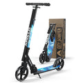 Trottinette adulte APOLLO - Trottinette pliable manuelle pour adultes, adolescents et enfants à partir de 6 ans avec grandes roues (XXL) Trottinette pliable pour adultes 100 kg (Stars)