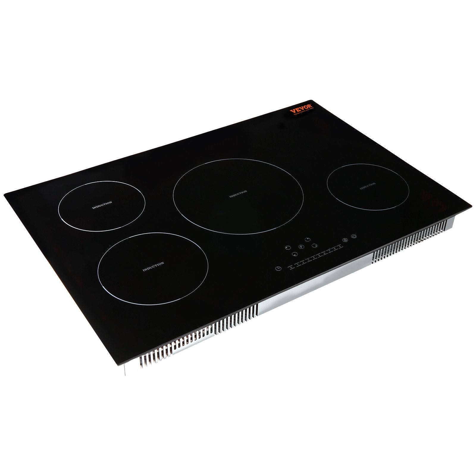 Plaque de cuisson électrique à induction 4 feux, 30 pouces, aimant intégré