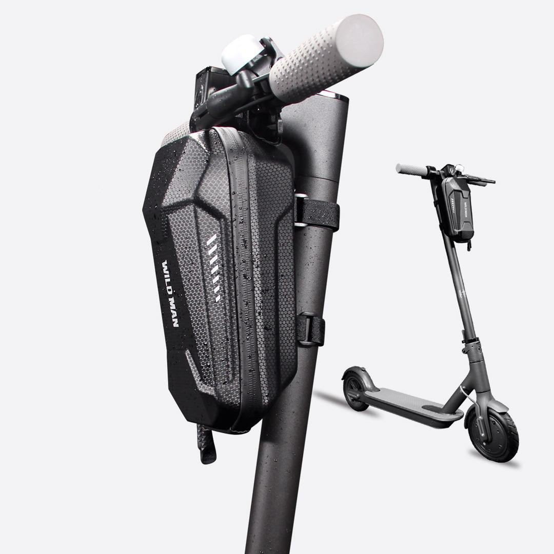 Sacoche avant universelle pour trottinette électrique - 2 L en EVA rigide