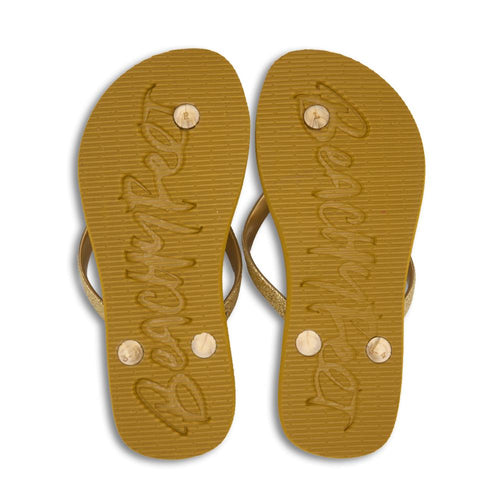 BeachyFeet® - Paillettes dorées