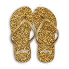 BeachyFeet® - Paillettes dorées