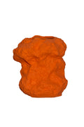 Vase moderne en céramique orange, imitant la pierre, CHU32OR