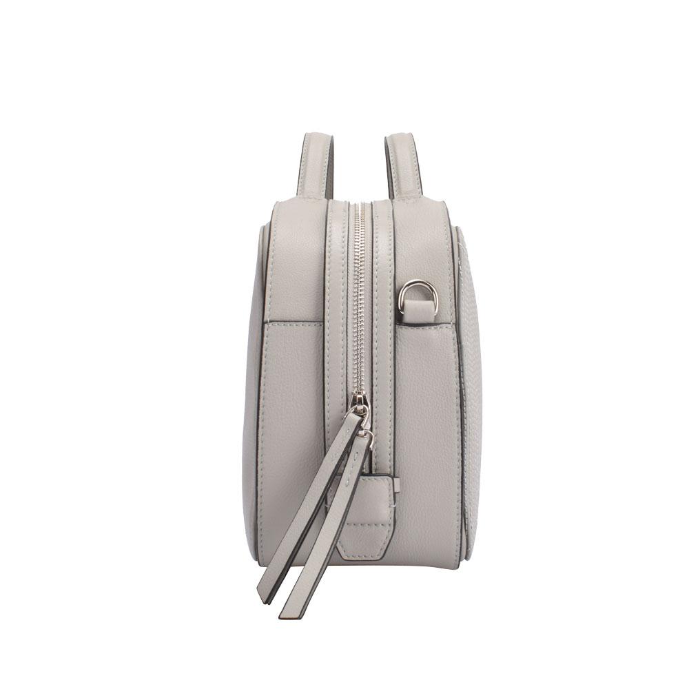 Sac à main de luxe en cuir lisse pour femme Maria Carla