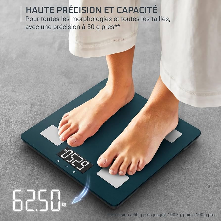 Rowenta Body Up 2.0 – Pèse-personne intelligent avec analyse corporelle avancée