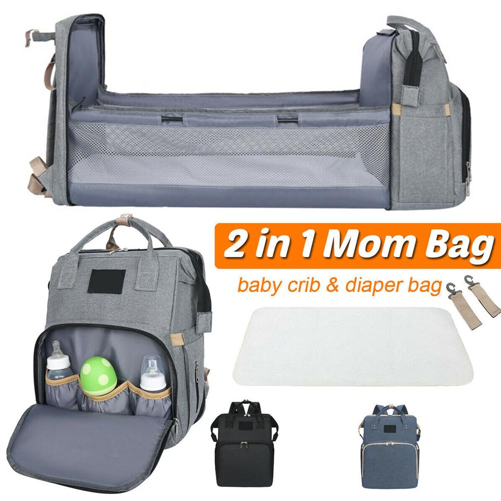 Poussette avec sac à langer et lit bébé intégré