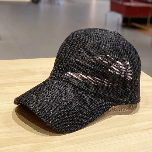 Chapeau de plage d'été en maille pour baseball