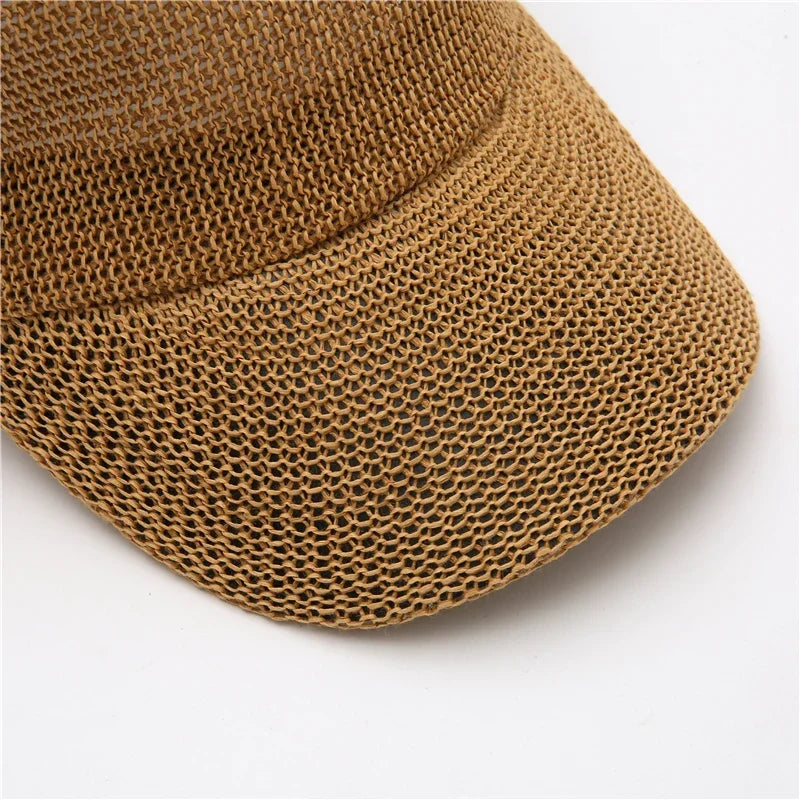 Chapeau de plage d'été en maille pour baseball