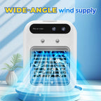 Ventilateur 3 en 1 avec climatiseur, petit rafraîchisseur d'air et veilleuse LED pour la maison
