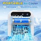 Ventilateur 3 en 1 avec climatiseur, petit rafraîchisseur d'air et veilleuse LED pour la maison