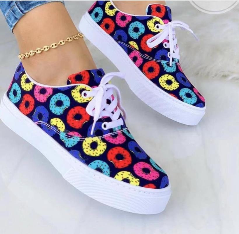 Baskets et chaussures de sport pour femmes, style graffiti, collection 2022