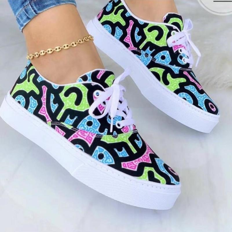 Baskets et chaussures de sport pour femmes, style graffiti, collection 2022