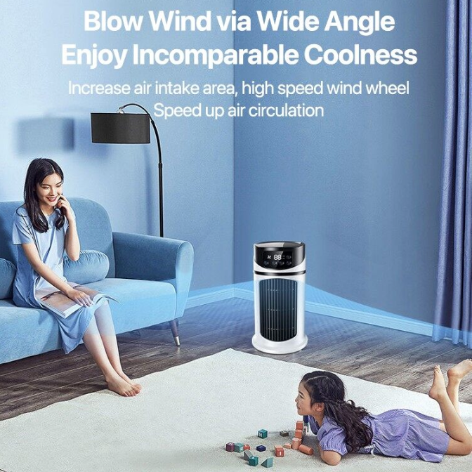 Mini ventilateur portable de refroidissement à eau et à air