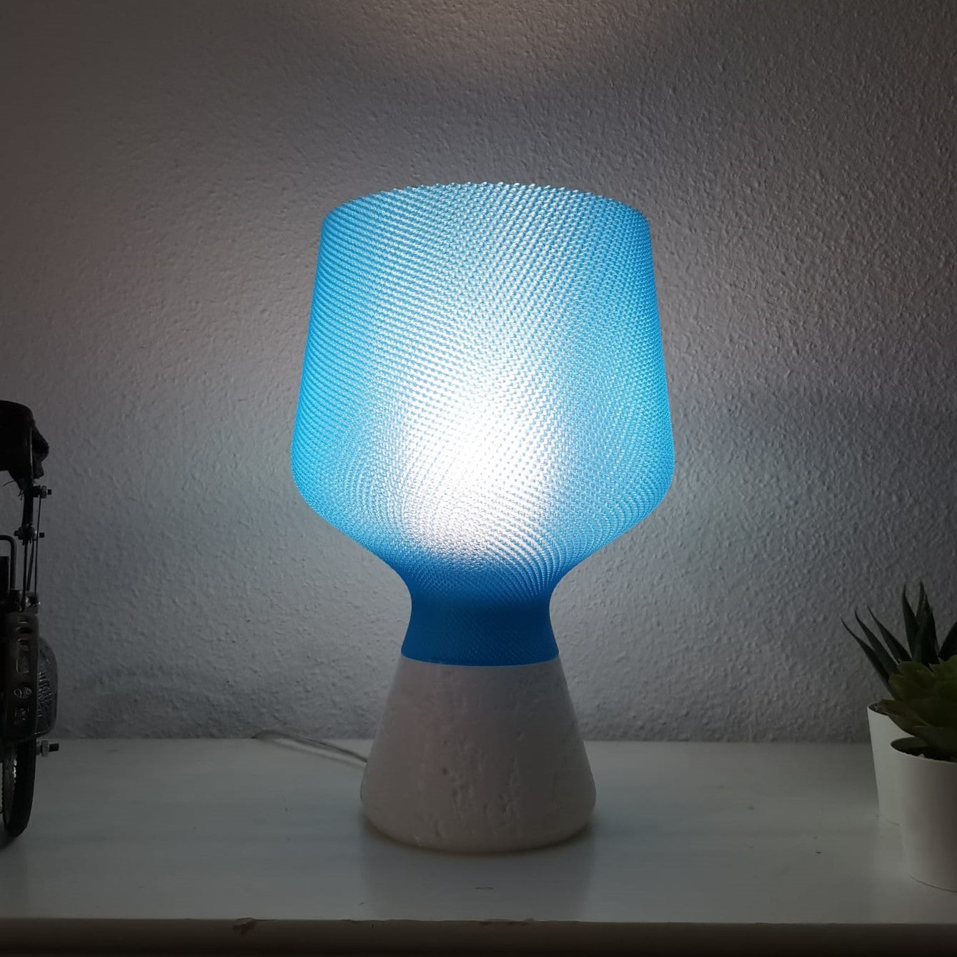 Lampe de table Summer Glow Bleu