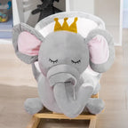 Chaise berçante en bois Bébé Éléphant