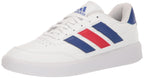 Baskets adidas Courtblock pour homme, blanches/blanches/rouge écarlate, pointure 14