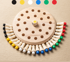 Jeu de mémoire en bois pour les échecs