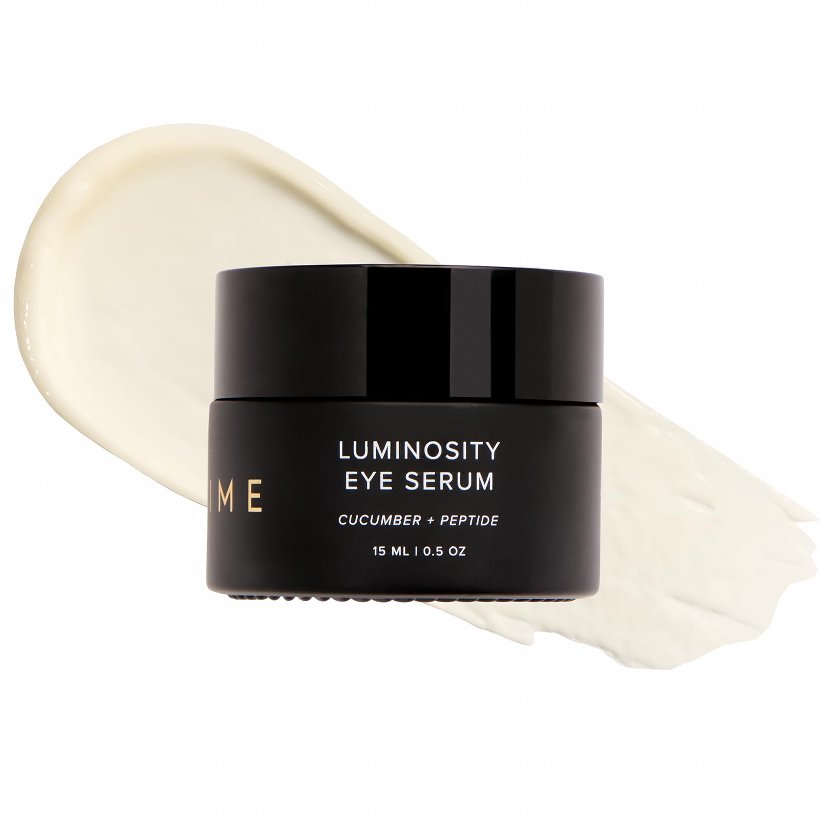 Sérum contour des yeux Luminosity de DIME Beauty, crème contour des yeux pour les cernes et les poches, à la caféine, soin anti-poches, 15 ml