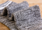 Chaussettes mi-mollet d'hiver pour hommes en coton épais et chaud avec laine