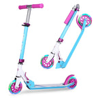 Trottinette pour enfants de 6 à 12 ans et pour adolescents à partir de 12 ans - Trottinette à grandes roues pour une meilleure stabilité - Trottinette 2 roues pour garçons et filles - Trottinette pliable pour adultes - Jusqu'à 100 kg