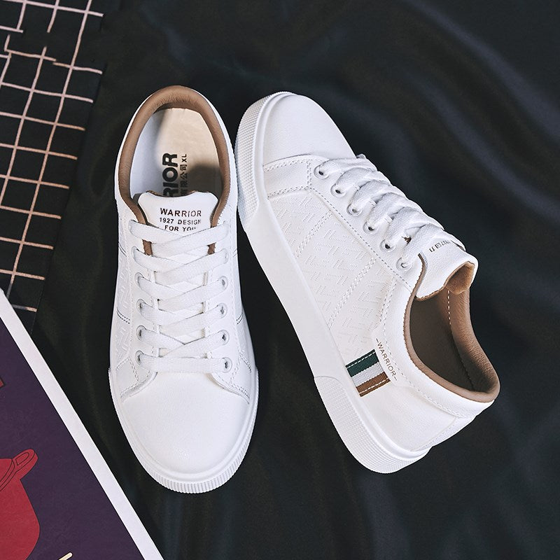 Chaussures blanches en toile pour femmes